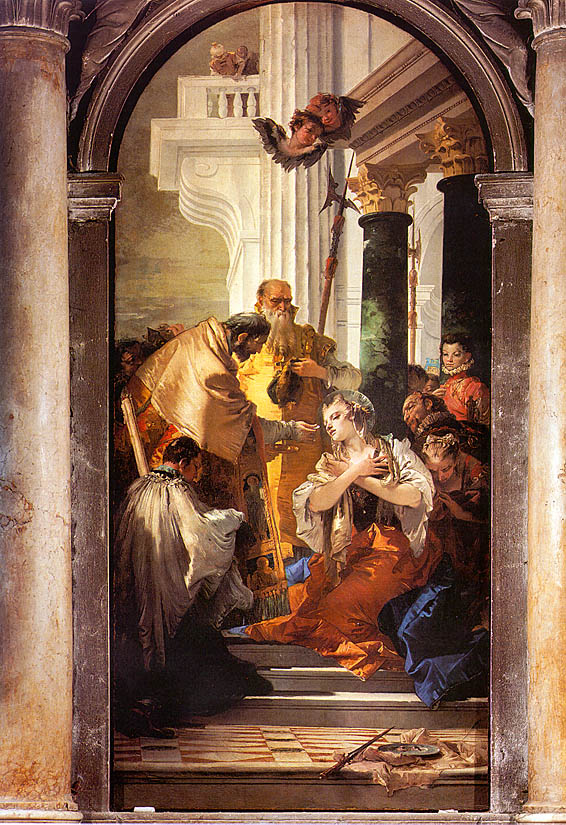 Giovanni Battista Tiepolo The Last Communion of St.Lucy